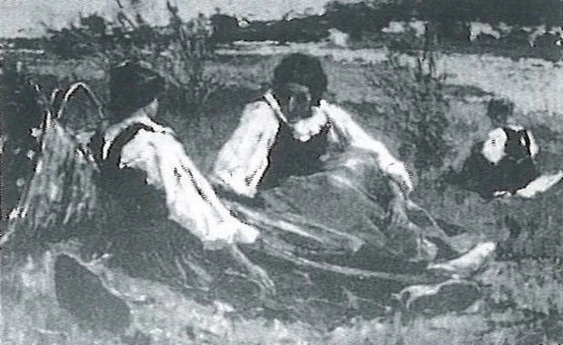  117-Francesco Filippini-Siesta sui campi 